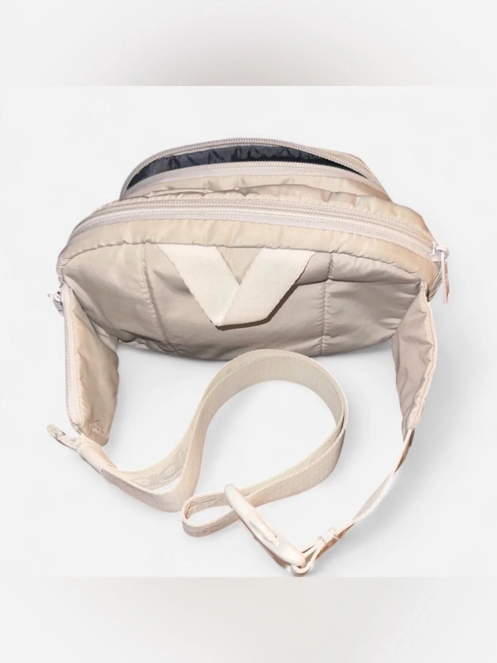 Adidas Beige Trefoil Waist Pack